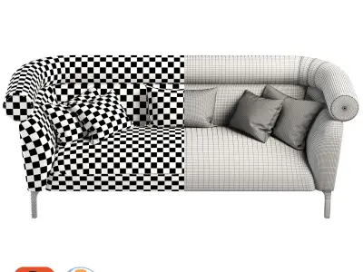 Rouble sofa 3D model