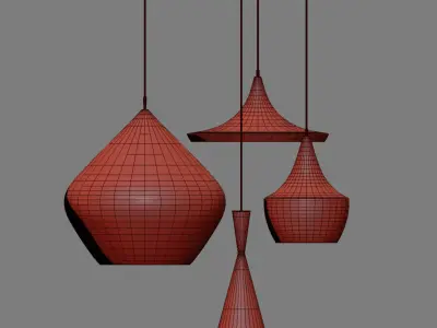 Light Tom Dixon White 3D model