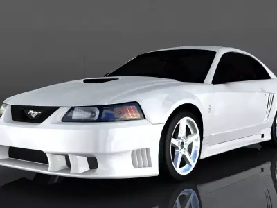 Saleen S281 Low-poly 3D model