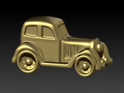 Vintage Classic Car Pendant Charm Bracelet Jewelry 3D print model