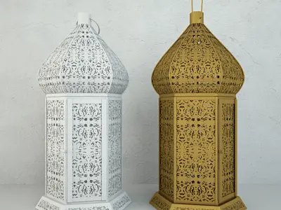 Lanterns by ZARA HOME 3D model 2