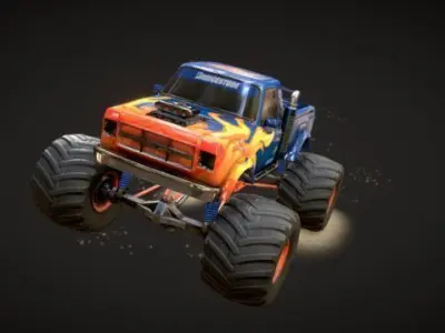 Monster Truck 3D model 3D model