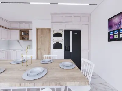 Classic kitchen Free 3D model