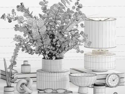 Decorative Set 06 3D model