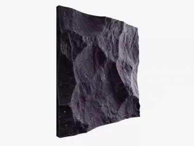 450-RockPanel rock wall art 3D model
