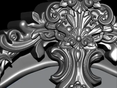 Mirror Ornament 3d Model 3D print model