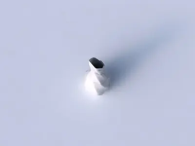 Vase twisted top bent hexagon 2 with smooth ribbons 3D print model