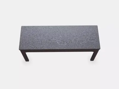 EKEDALEN Bench 1 Low-poly 3D model