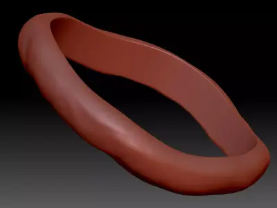 Ring shape 3D print model
