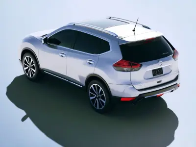 Nissan X Trail 2020 Low-poly 3D model