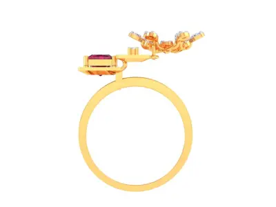Diamond Ring 3D print model shop
