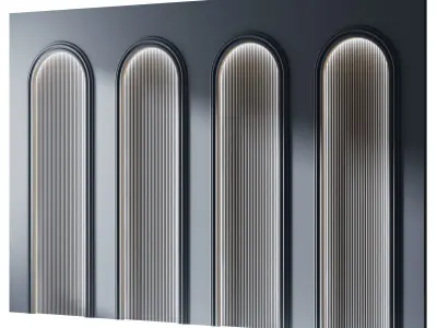 Decorative V15 Wall Panels 3D model