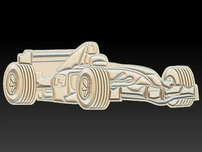 Formula 1 Suitable for embossing Hot Foil Technique 3D model