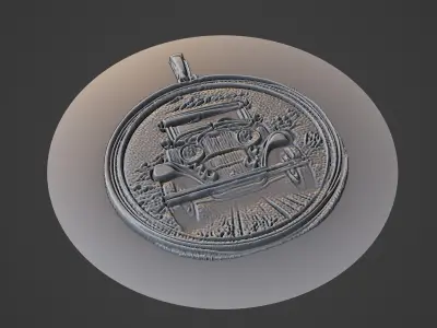 Car Medallion 3D print model