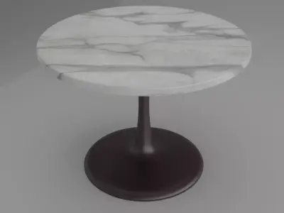 Marble Table Free 3D model