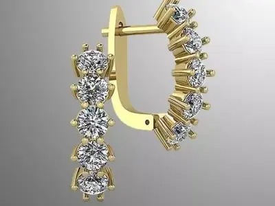 Earrings n 66 3D print model