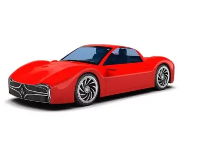 Acceptor Acc1 Electric Car 3D model
