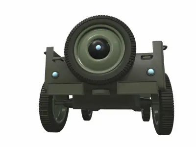 Bobbycar 2 toy jeep 3D model