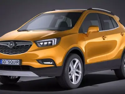 Opel Mokka X 2017 3D model