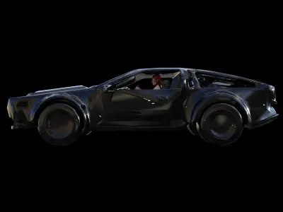 SFD01-V8 Concept Car Model 3D print model