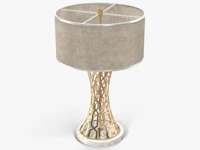 Fine Art Lamps Alegretto Gold 784910 2ST Low-poly 3D model