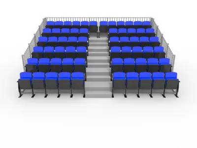 Bleachers 17 3D model
