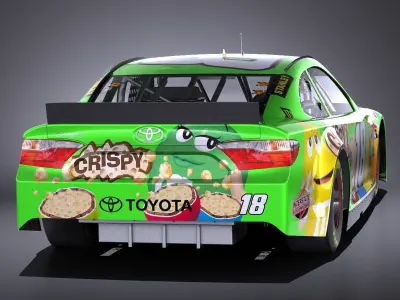 Nascar MnMs Kyle Busch 2017 VRAY 3D model