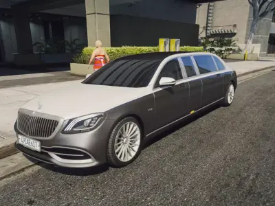 Mercedes AMG Maybach S 65 Pullman VV222 2025 3D model