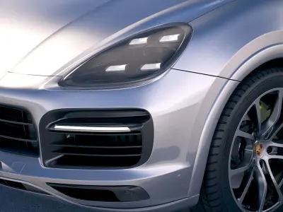 Porsche Cayenne Hybrid 2018 3D model