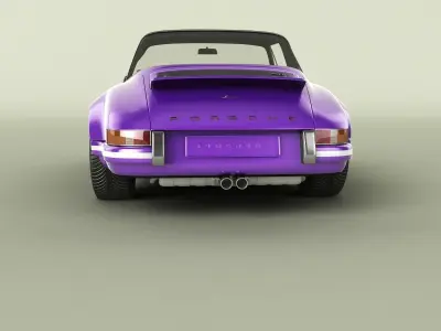Singer Porsche 911 Targa 3D model