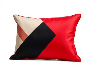 Geometric Pattern Cushion D Model Pack Low-poly 3D model
