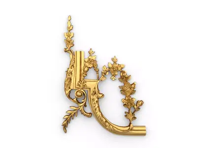 Classic decor ornament 68 3D model
