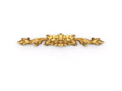 Classic carved decor ornament 354 3D model