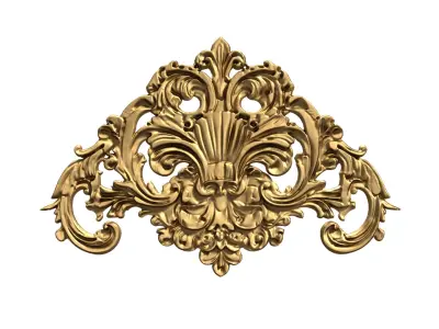 Classic carved decor ornament 475 3D print model purchase