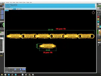 Luxury Dragon Chain Bracelet Jewelry 3D Model 4196 3D print model