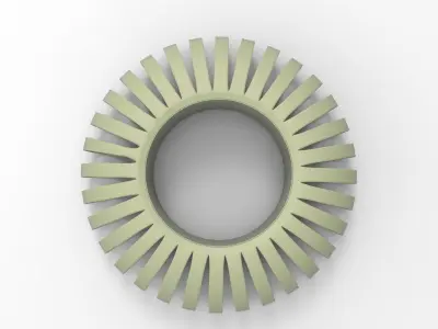 Flower Scene Low-poly 3D model