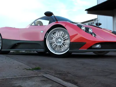 Pagani Zonda F 3D model