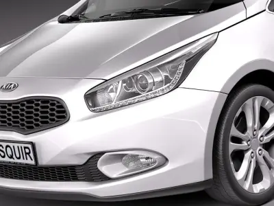 Kia Ceed SW- 2013 3D model