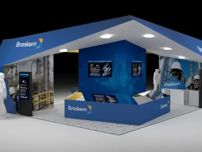 Avant-garde design stand 3D model