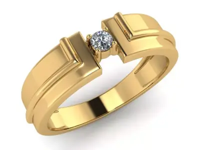 light weight gold diamond rings-C111116SKCH2025987-wt-5-10 3D print model