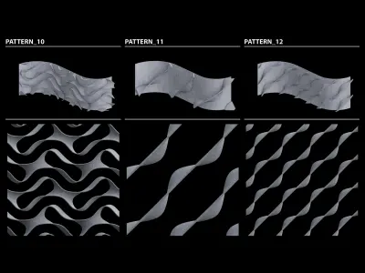 Procedural Tileable Patterns 3D model