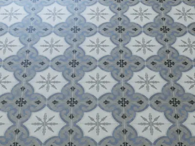 Delancey Briar Blue 8x8 Matte Porcelain 3D model