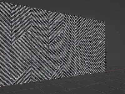 Wall wood seamless set2 V13 3D model