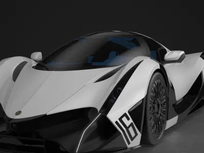 Devel Sixteen Super Car 3D model