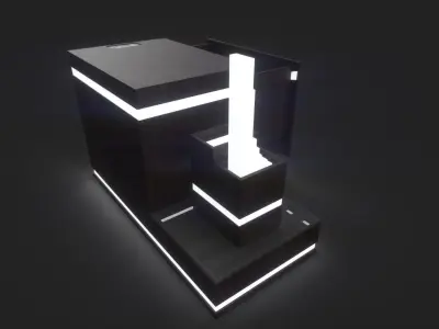 Nightstand Lampshade Free 3D model