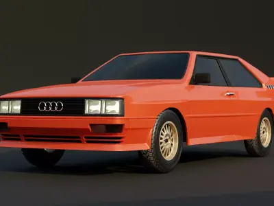 Audi Ur Quattro 1991 3D model