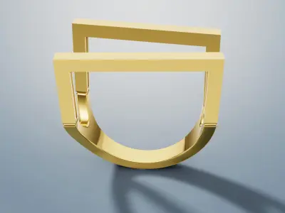 Women Ring 3D print model C 62 3D print model