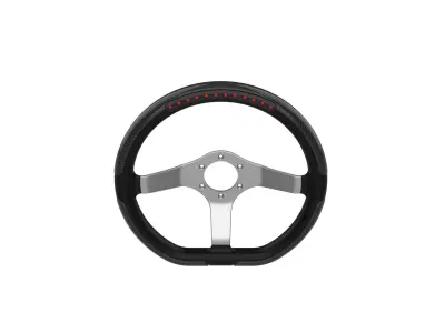 Automotive Racing Steering Wheel 3D print model