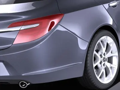 Opel Insignia sedan 2015 VRAY 3D model