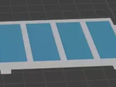 Low Poly Solar Panel 3D Model Low-poly 3D model